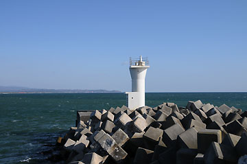 豊間港沼之内沖防波堤灯台
