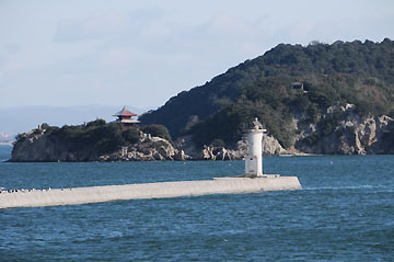 福山港鞆一文字防波堤灯台