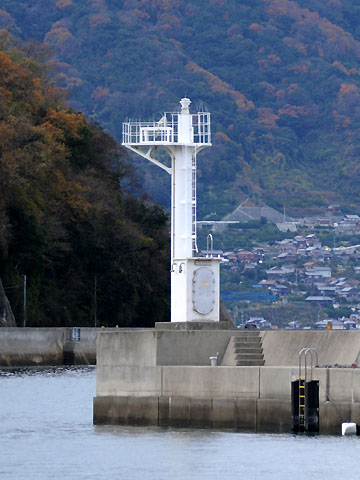 御手洗港久比沖防波堤西灯台