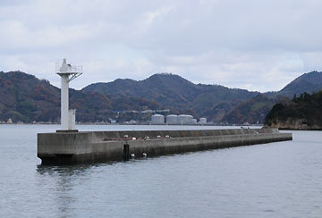 御手洗港久比沖防波堤西灯台