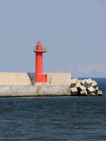 網走港北防波堤灯台