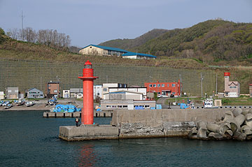 浜益港西防波堤灯台