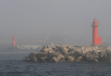 沓形港西外防波堤灯台