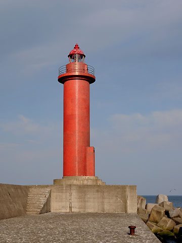 紋別港北副防波堤灯台
