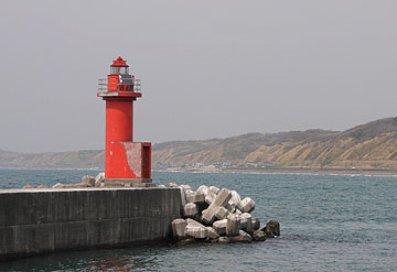 鬼鹿港西防波堤灯台