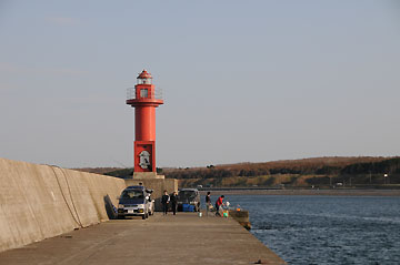 沙留港東防波堤灯台