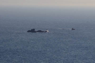 湯沸岬帆掛岩照射灯