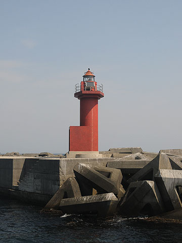 焼尻港島防波堤灯台