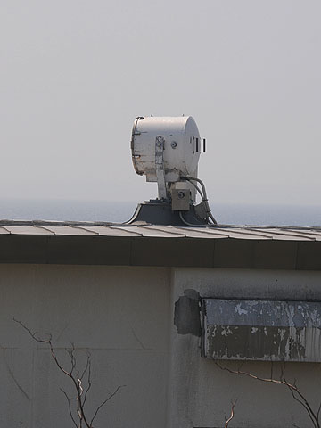 焼尻島神居岩照射灯