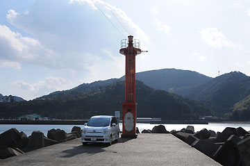 久礼港久礼防波堤灯台