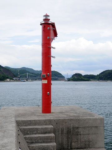 上天草港樋島東風留防波堤灯台