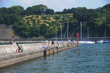 西浦港足保1号防波堤灯台