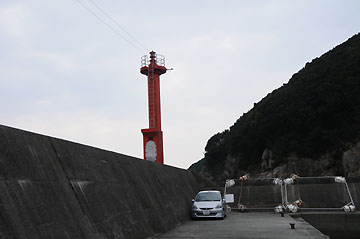 由岐港阿部内防波堤灯台